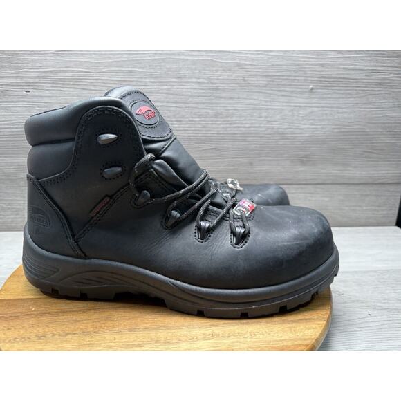 Avenger Men's Framer CT Work Boots A7223 Black Leather Composite Toe. Men 10 - Picture 1 of 8